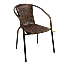 Chocolate Wicker Bistro Chair