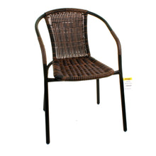 Chocolate Wicker Bistro Chair