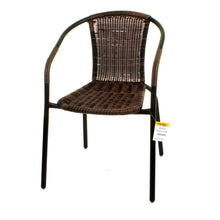Chocolate Wicker Bistro Chair