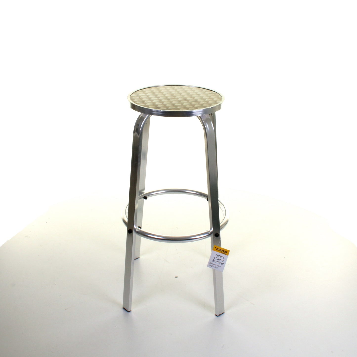 Chrome Bistro Soliera Stool