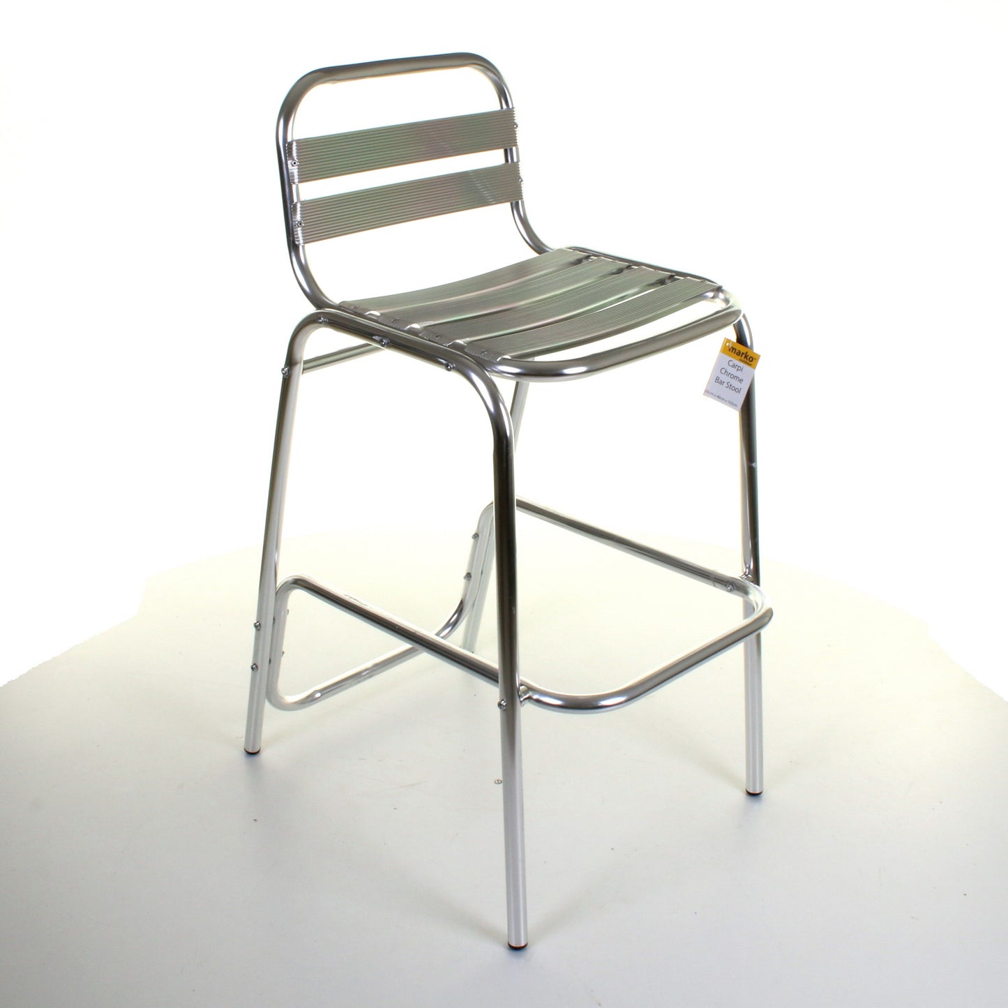 Carpi Chrome Bar Stool