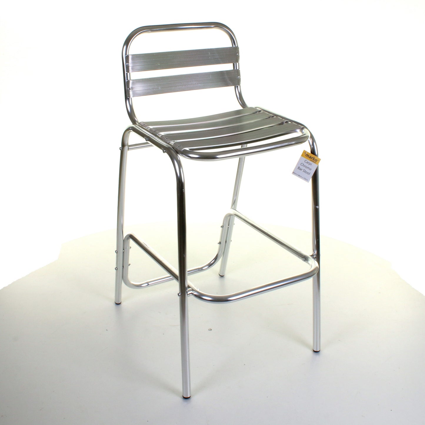 Carpi Chrome Bar Stool