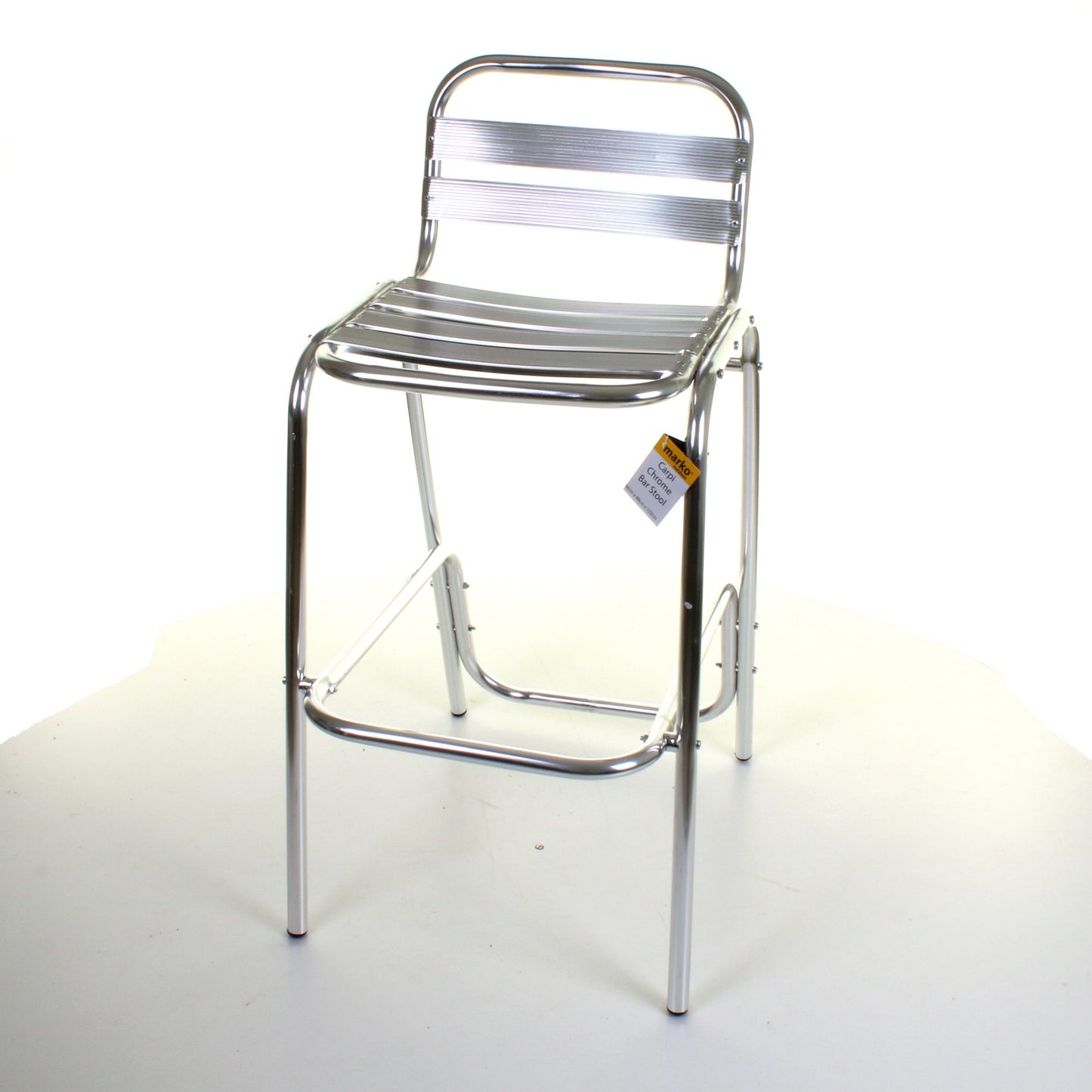 Carpi Chrome Bar Stool
