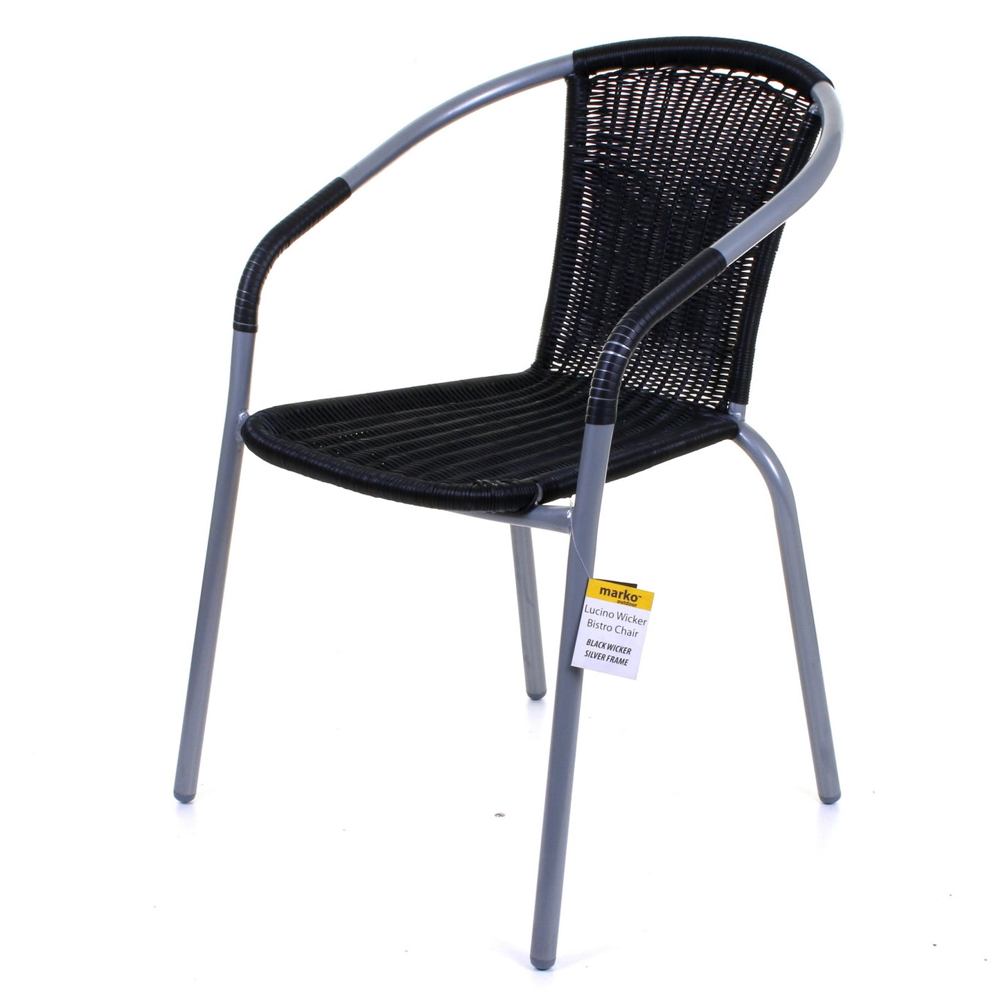 Lucino Wicker Bistro Chair