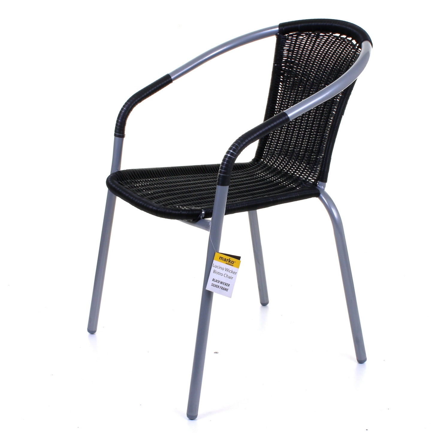 Lucino Wicker Bistro Chair