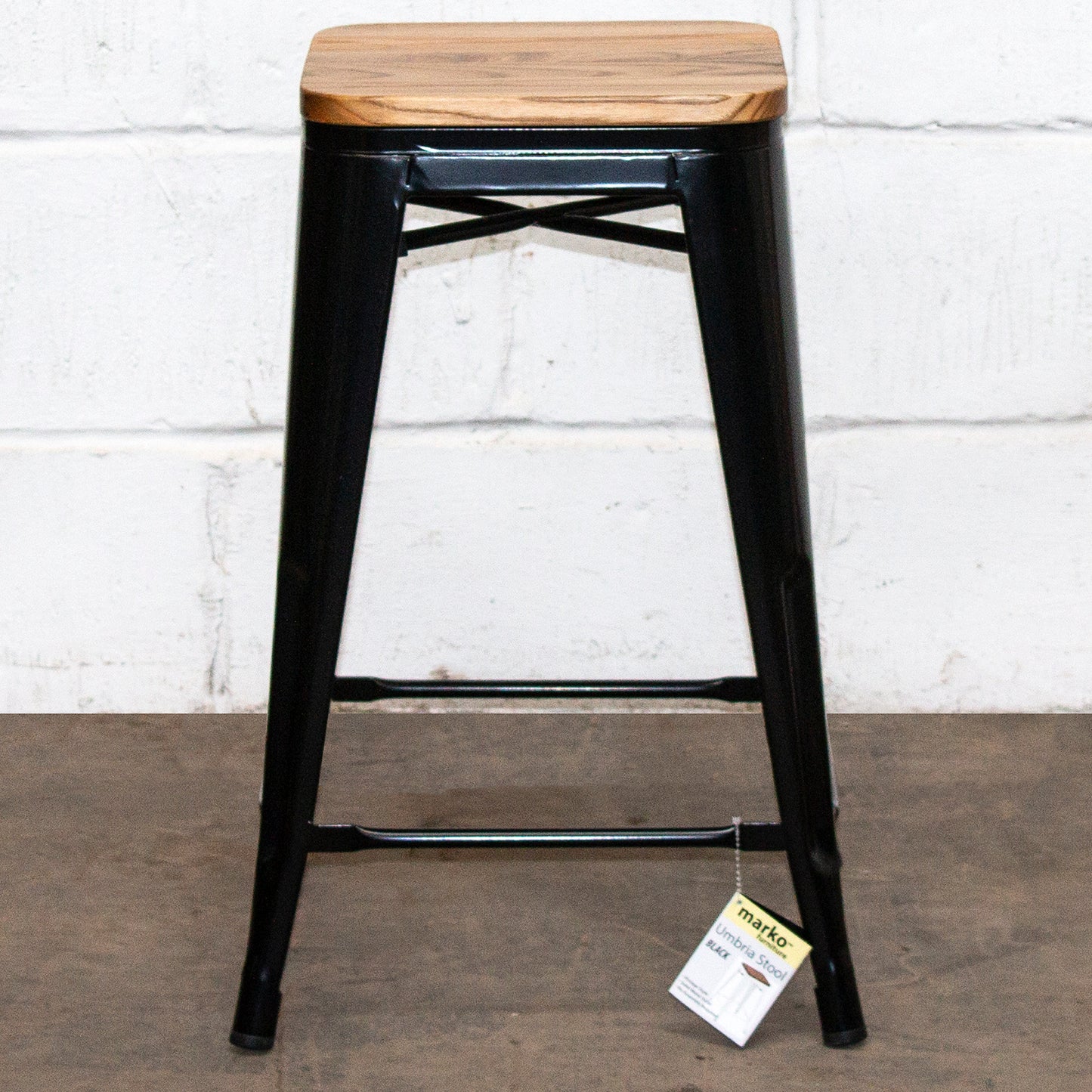 Umbria Bar Stool - Black
