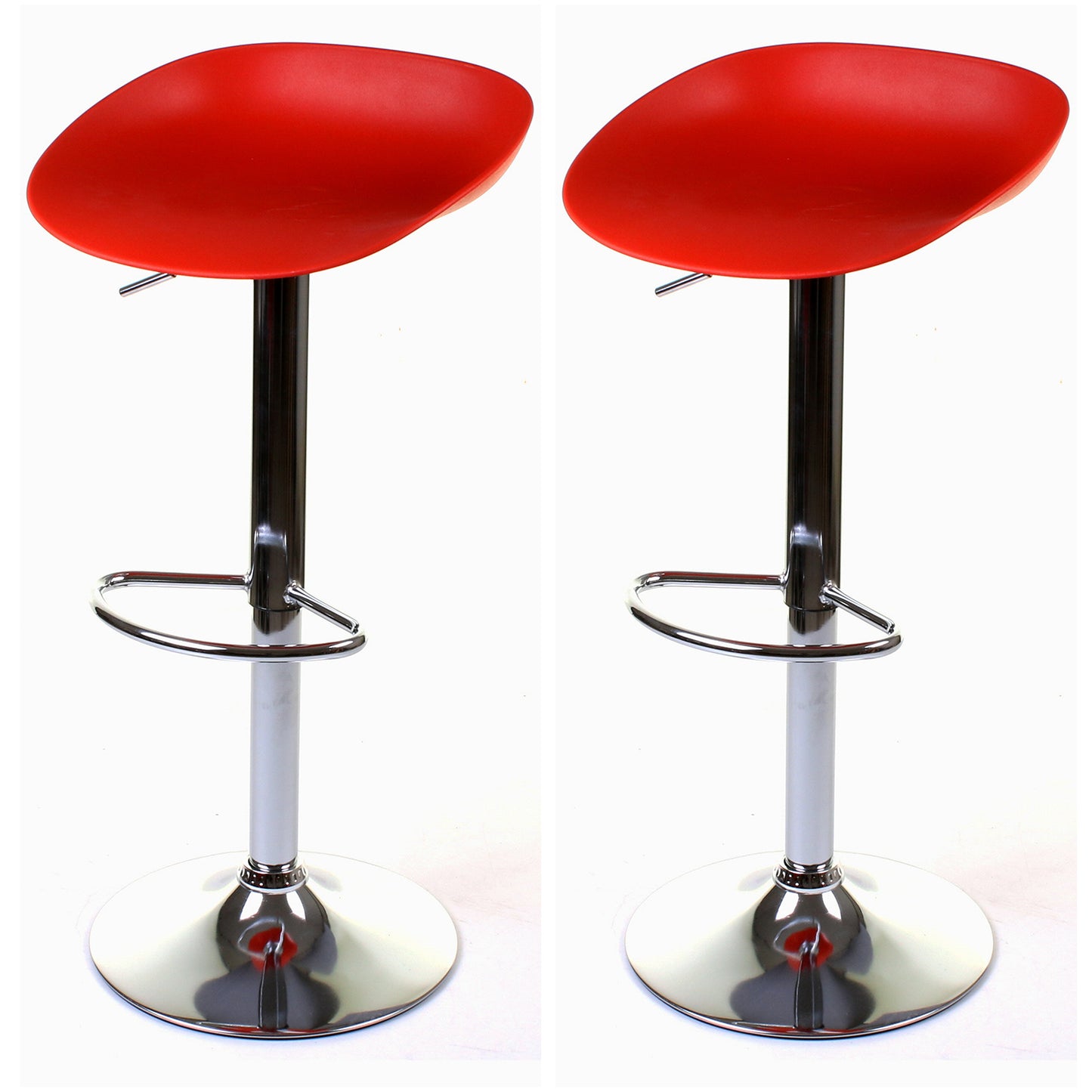 Potenza Bar Stool - Red - Set of 2