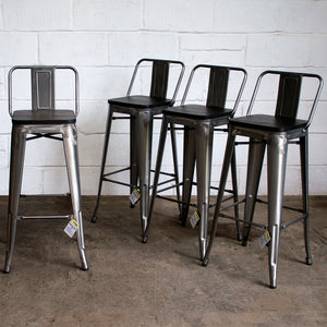 Milan Bar Stool - Steel