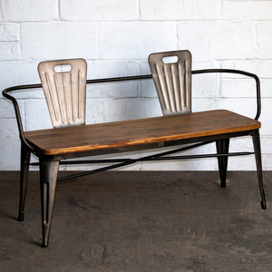 Nuoro Bench - Gun Metal Grey