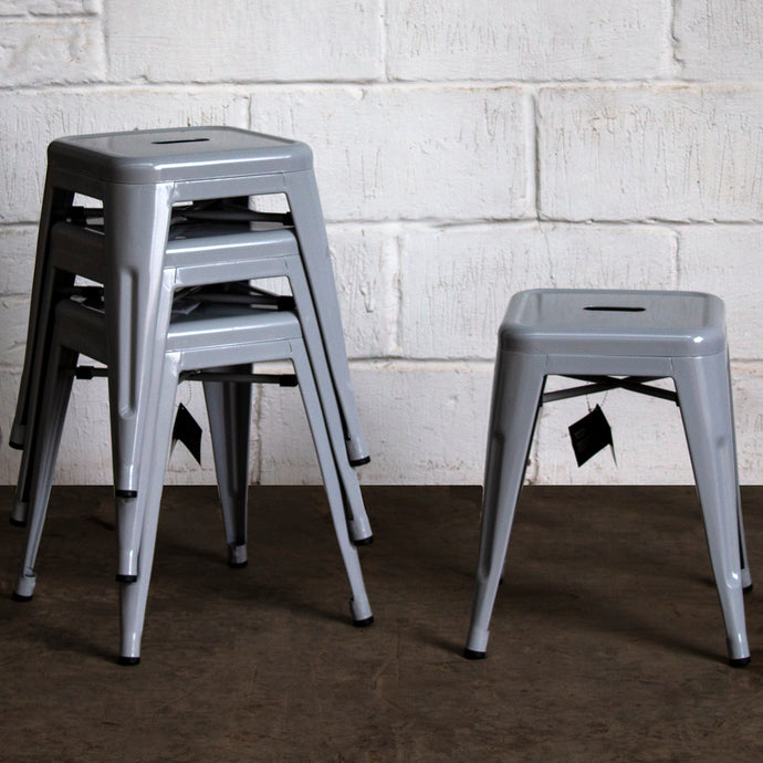 Castel Stool - Pale Grey