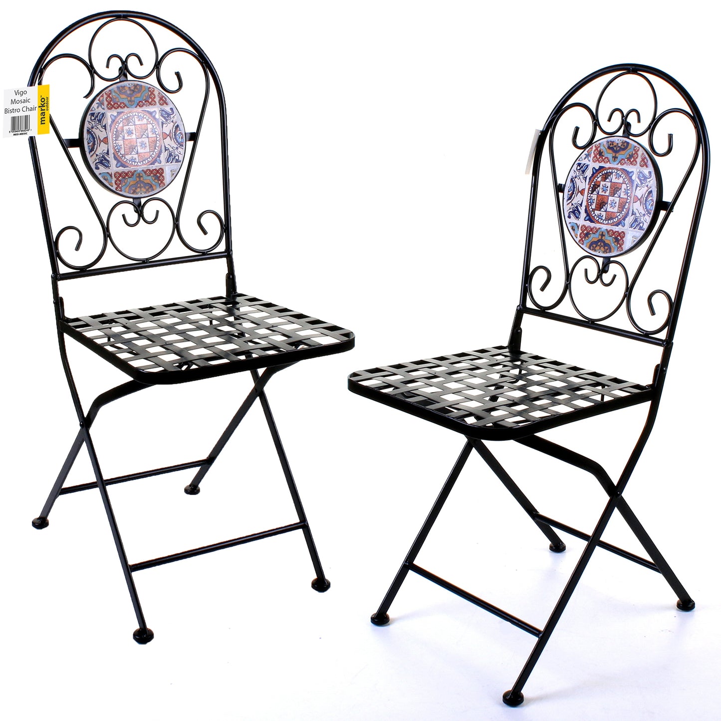 Mosaic Stone Topped Bistro Sets - Vigo