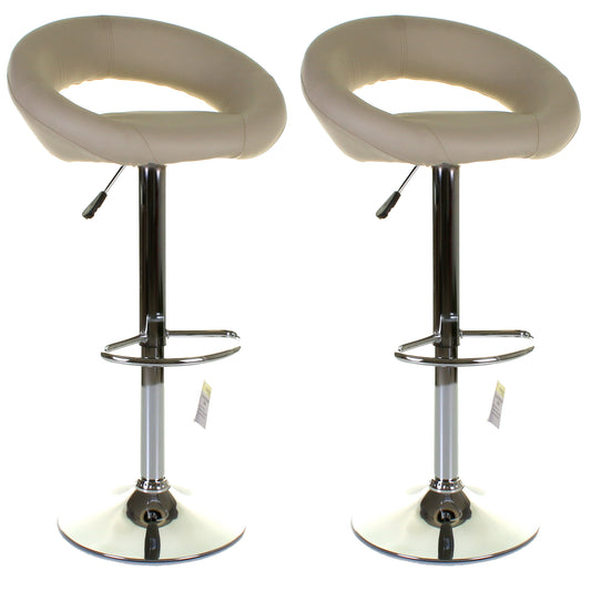 Lecce Bar Stool - Cream - Set of 2