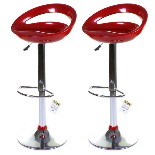 Positano Stool - Red - Set of 2