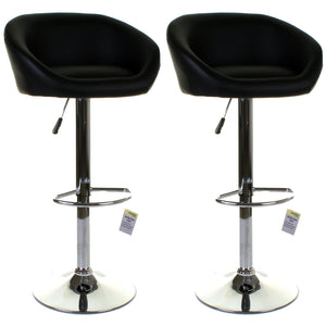 Asti Bar Stool - Black - Set of 2