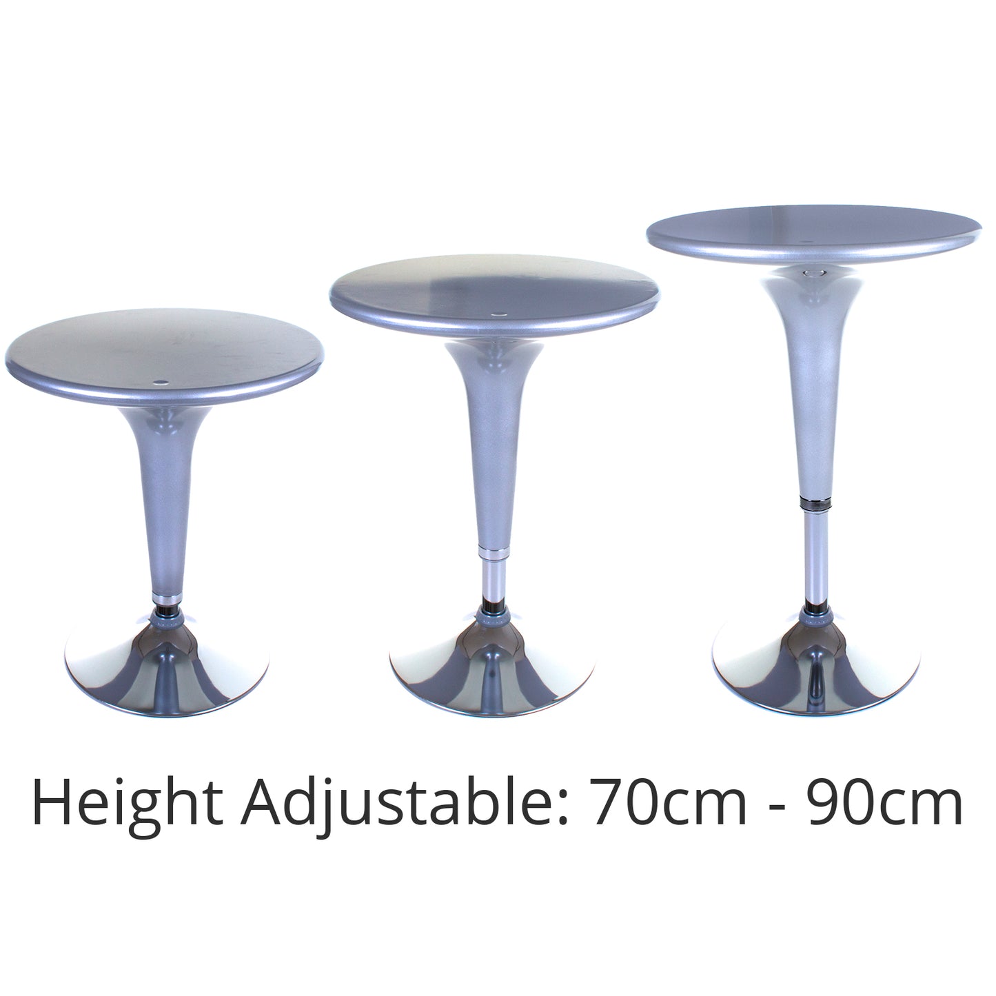 Boss Bar Table - Silver