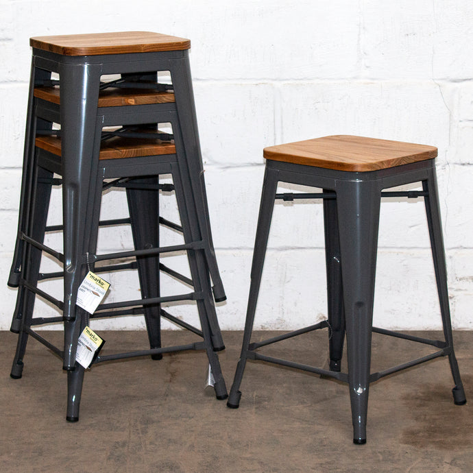 Umbria Bar Stool - Graphite Grey