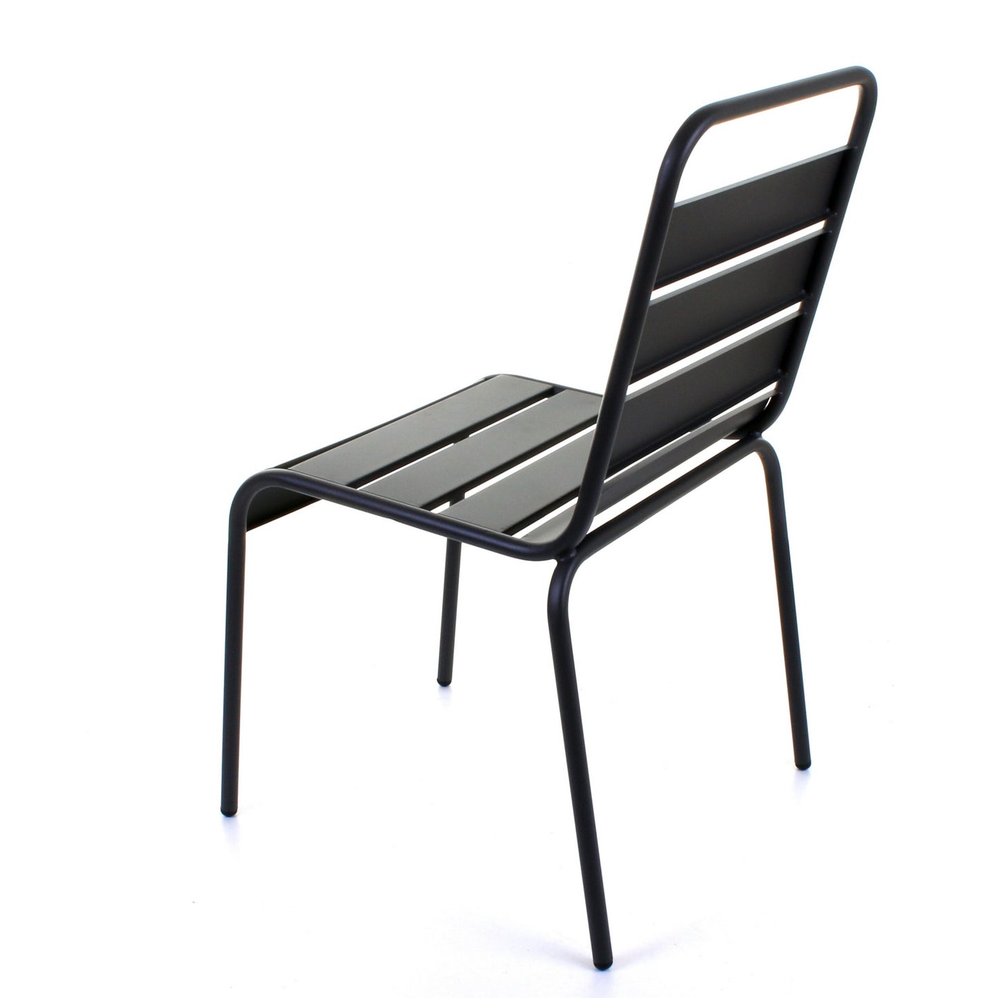 Slatted Bistro Chair - Sand Grey