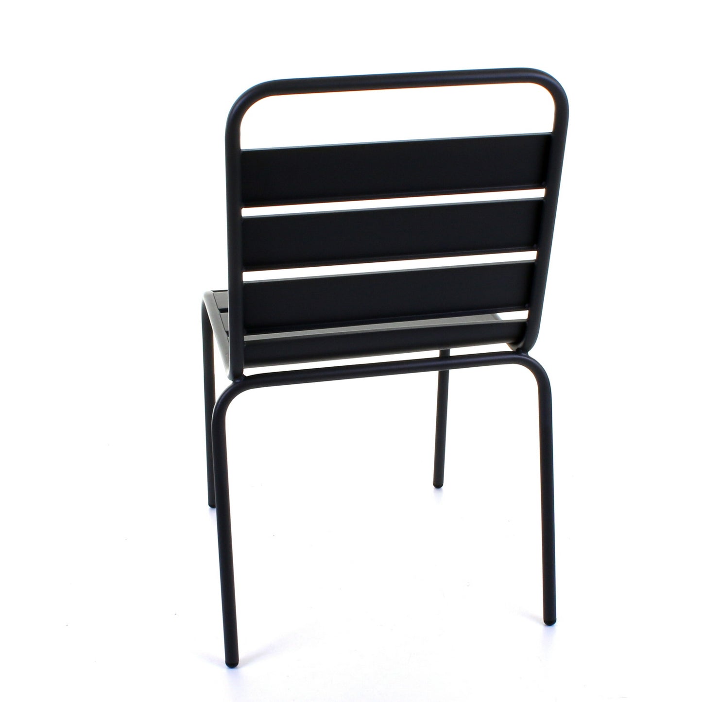 Slatted Bistro Chair - Sand Grey