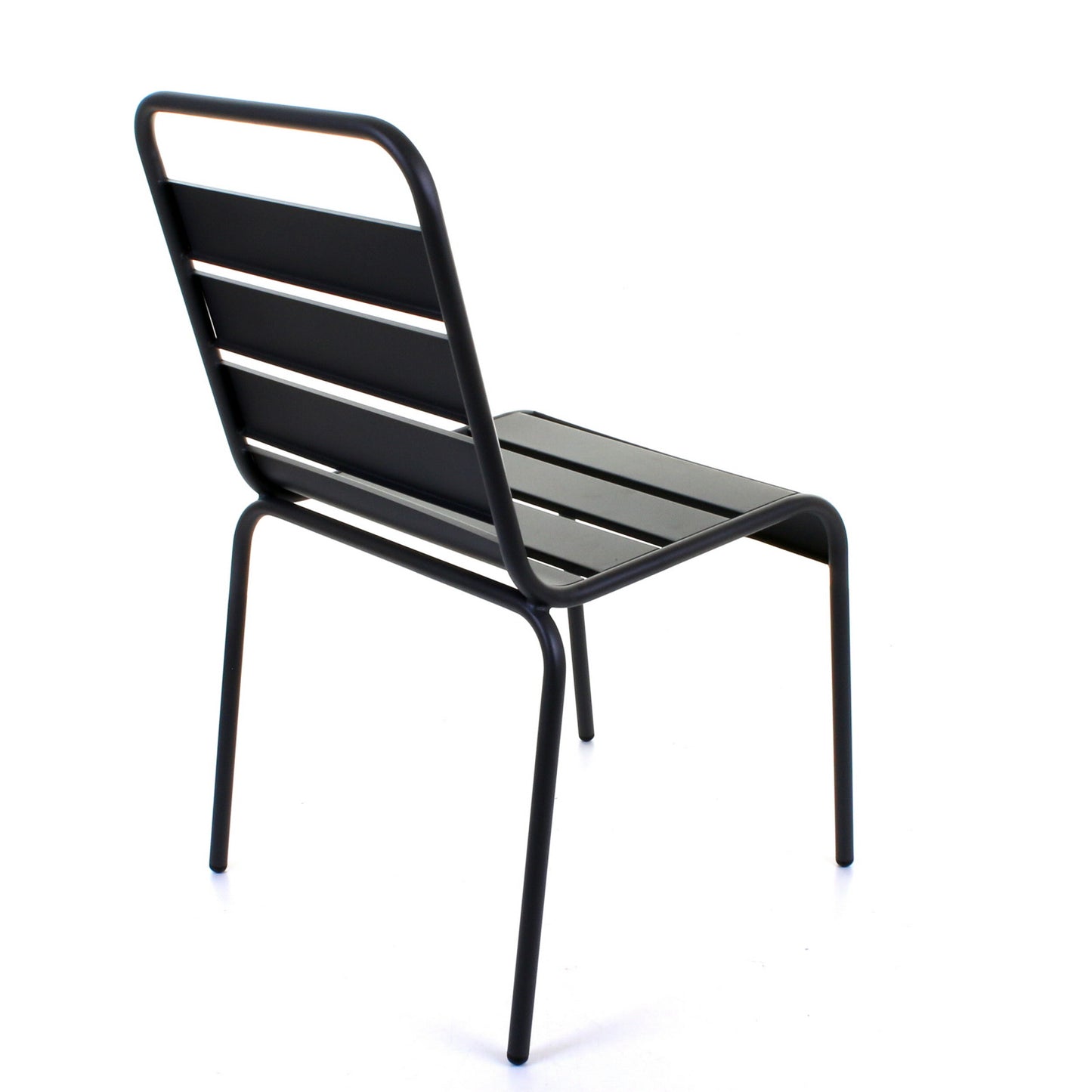 Slatted Bistro Chair - Sand Grey