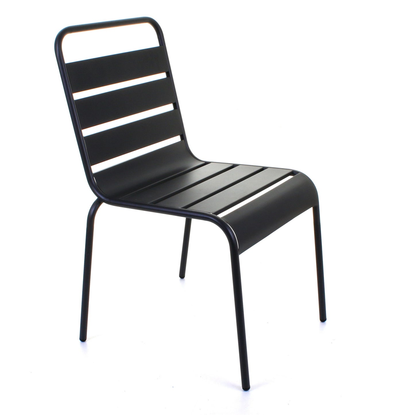 Slatted Bistro Chair - Sand Grey