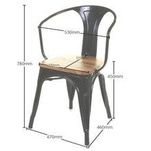 5PC Prato Table, 2 Florence Chairs & 2 Rho Stools Set - Black