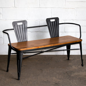 Nuoro Bench - Onyx Matt Black