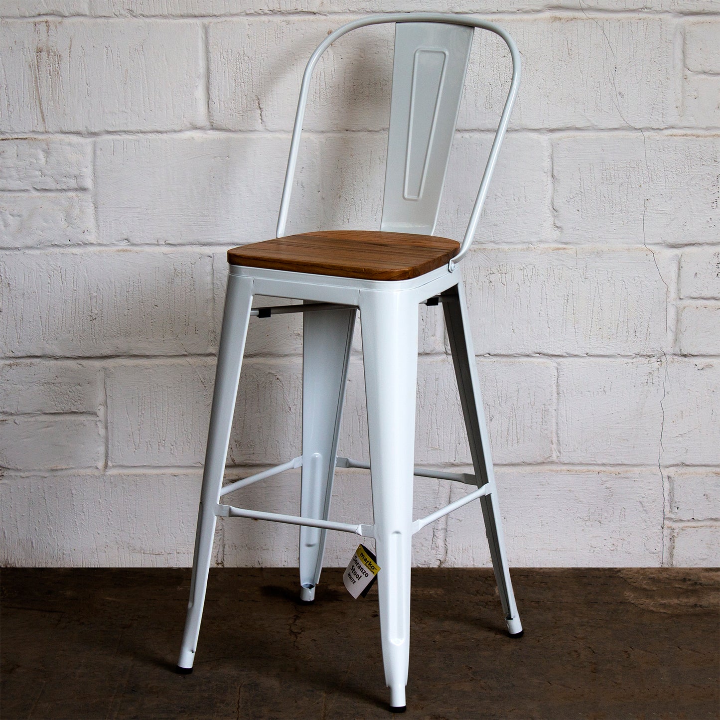 Soranzo Bar Stool - White