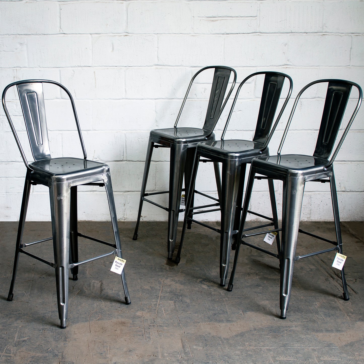 Pascale Bar Stool - Steel