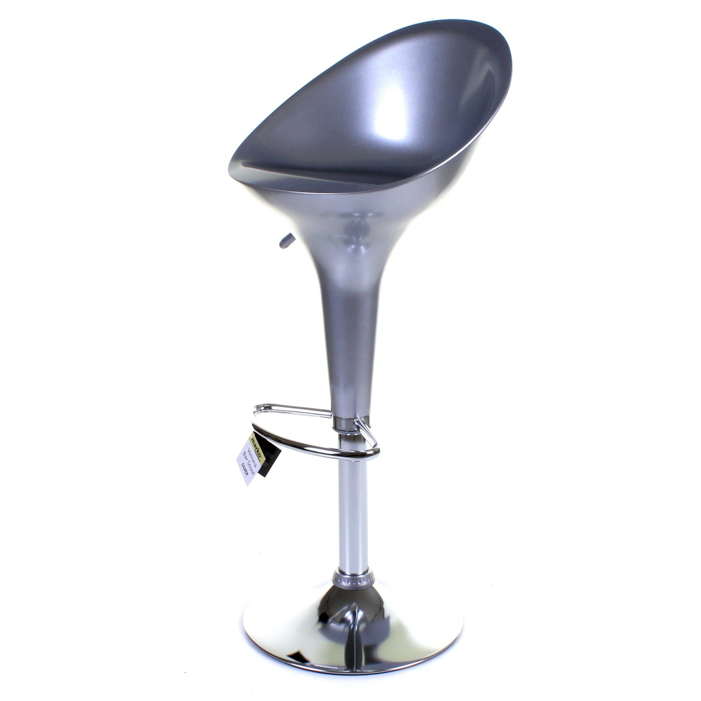 Verona Bar Stool - Silver - Set of 2