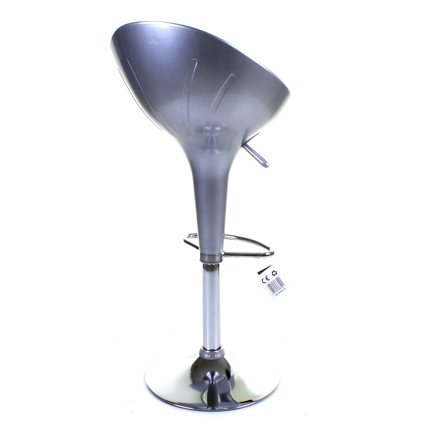 Verona Bar Stool - Silver - Set of 2