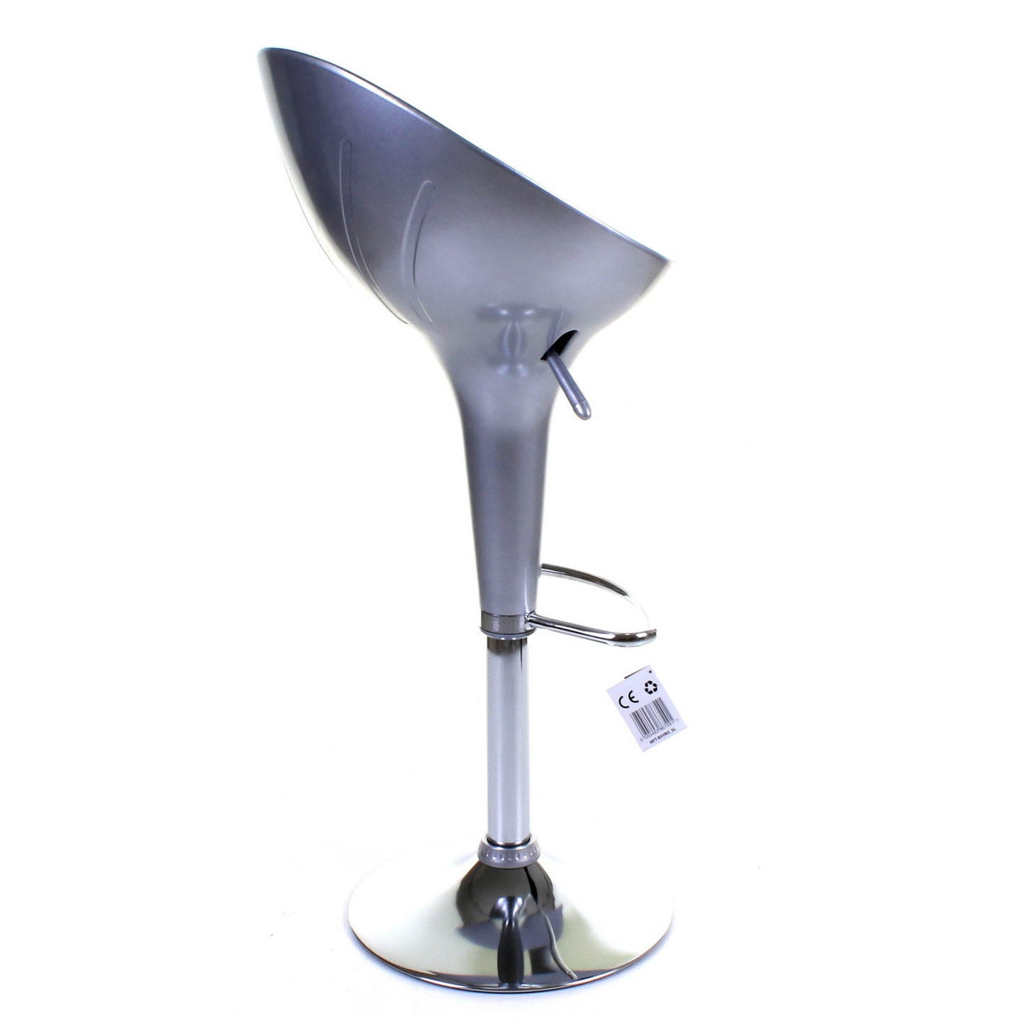 Verona Bar Stool - Silver - Set of 2