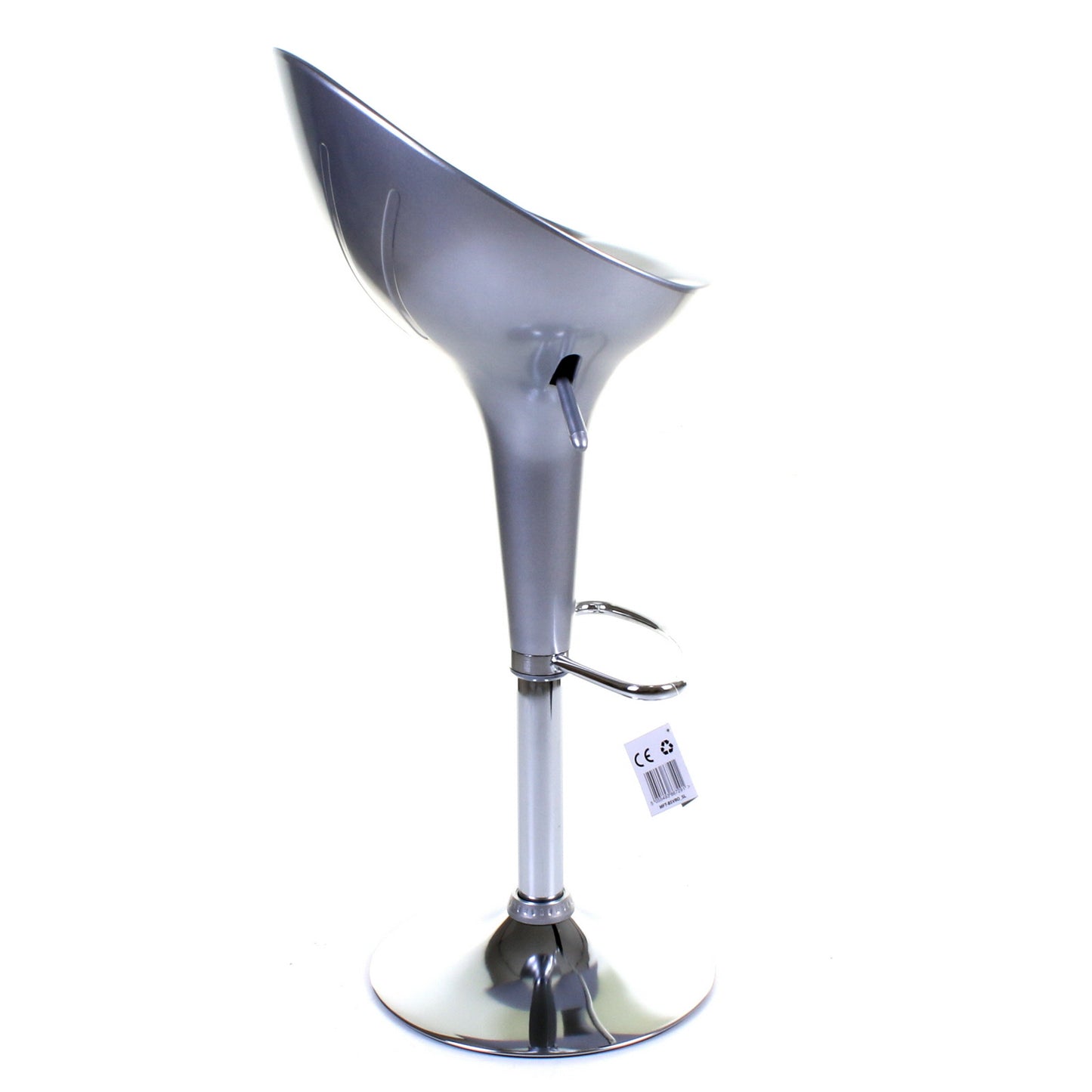 Verona Bar Stool - Silver - Set of 2