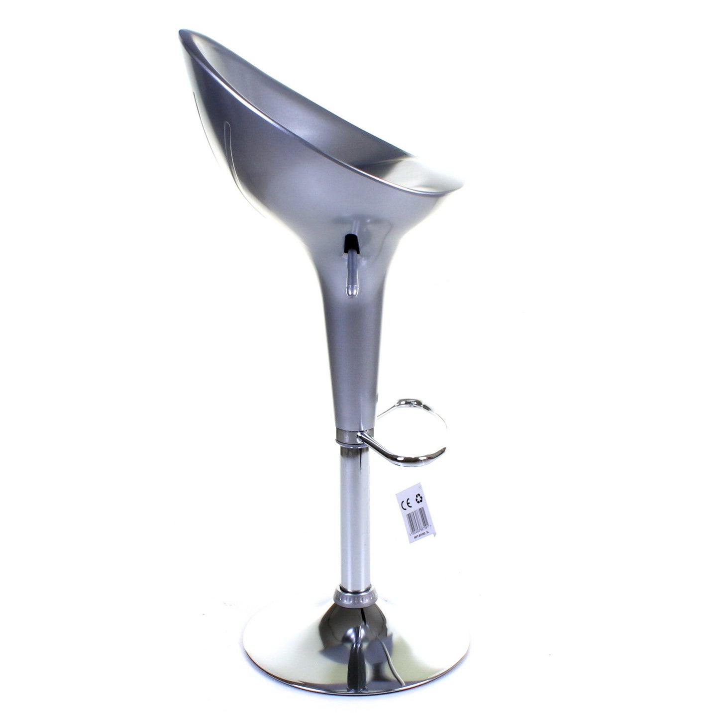 Verona Bar Stool - Silver - Set of 2