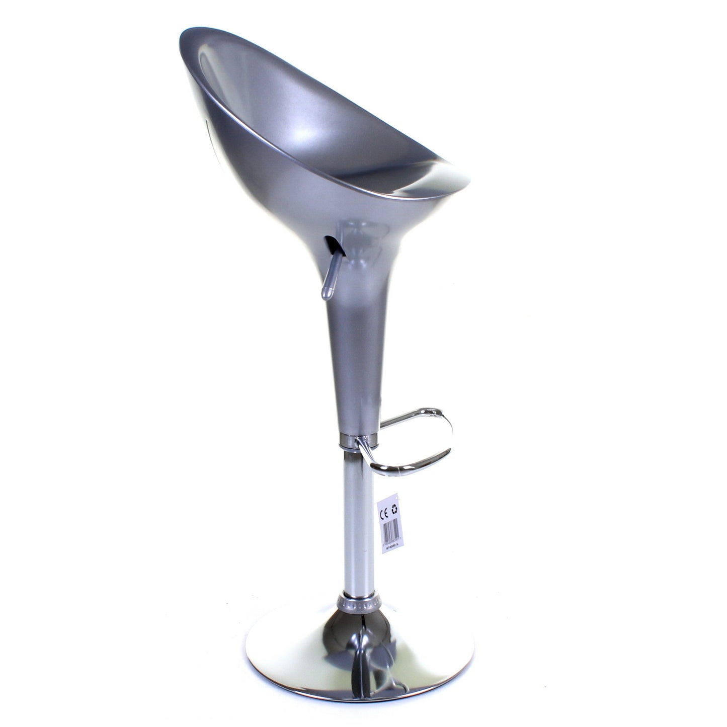 Verona Bar Stool - Silver - Set of 2