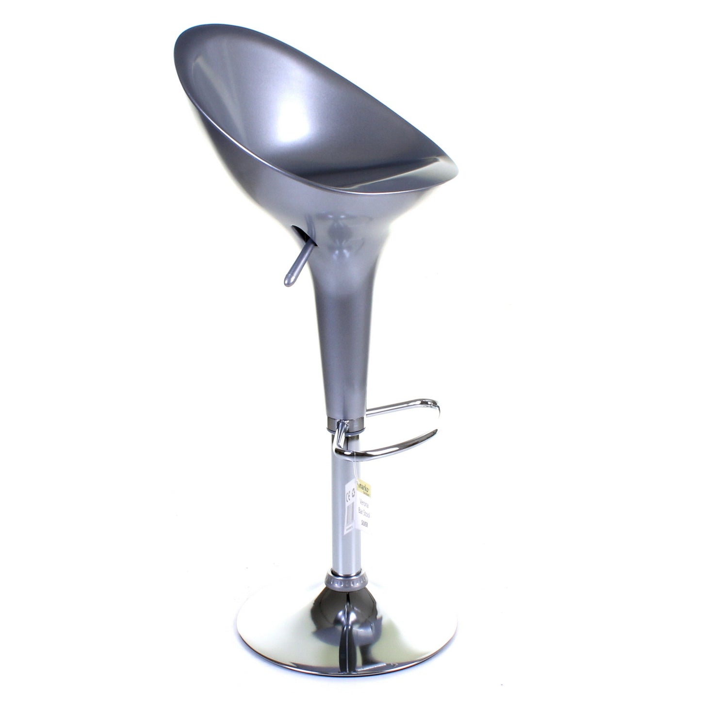Verona Bar Stool - Silver - Set of 2