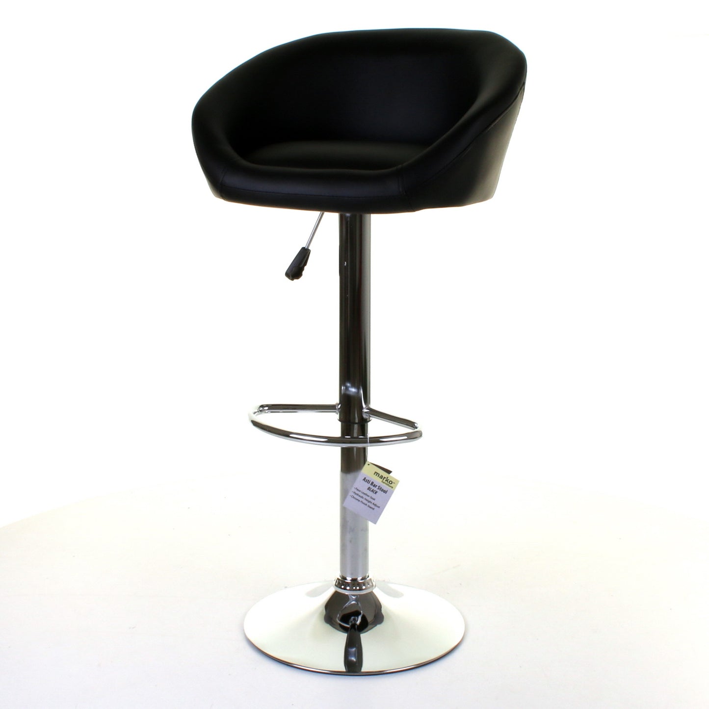 Asti Bar Stool - Black - Set of 2