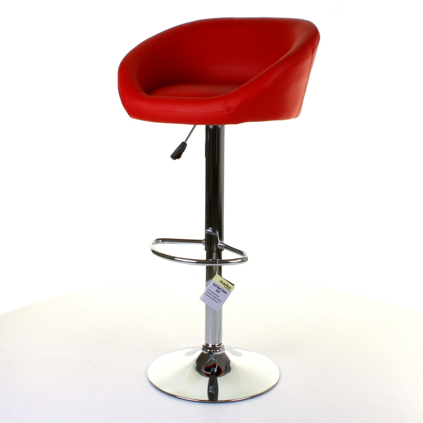 Asti Bar Stool - Red - Set of 2