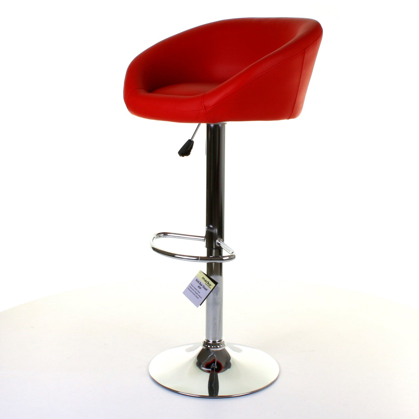 Asti Bar Stool - Red - Set of 2