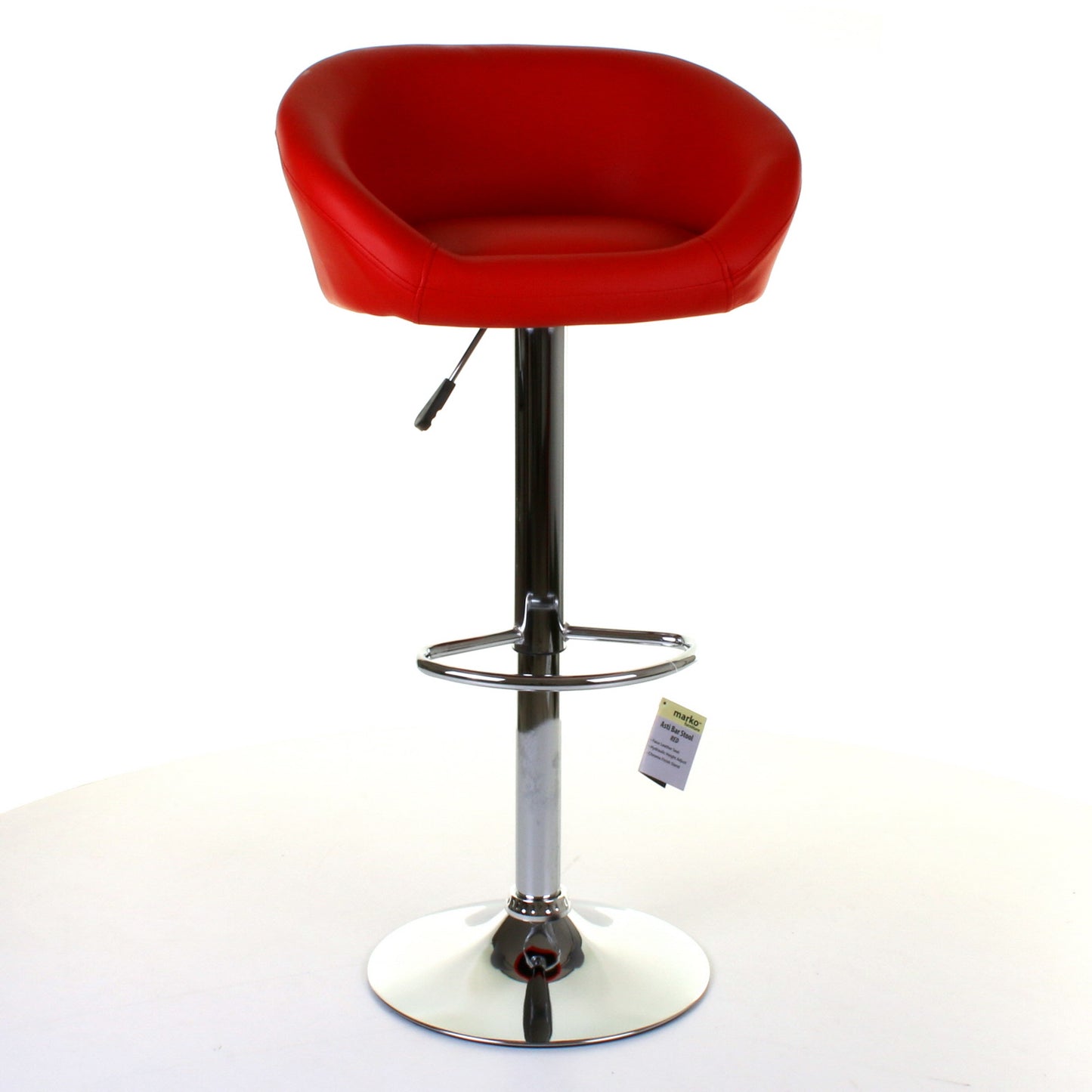 Asti Bar Stool - Red - Set of 2
