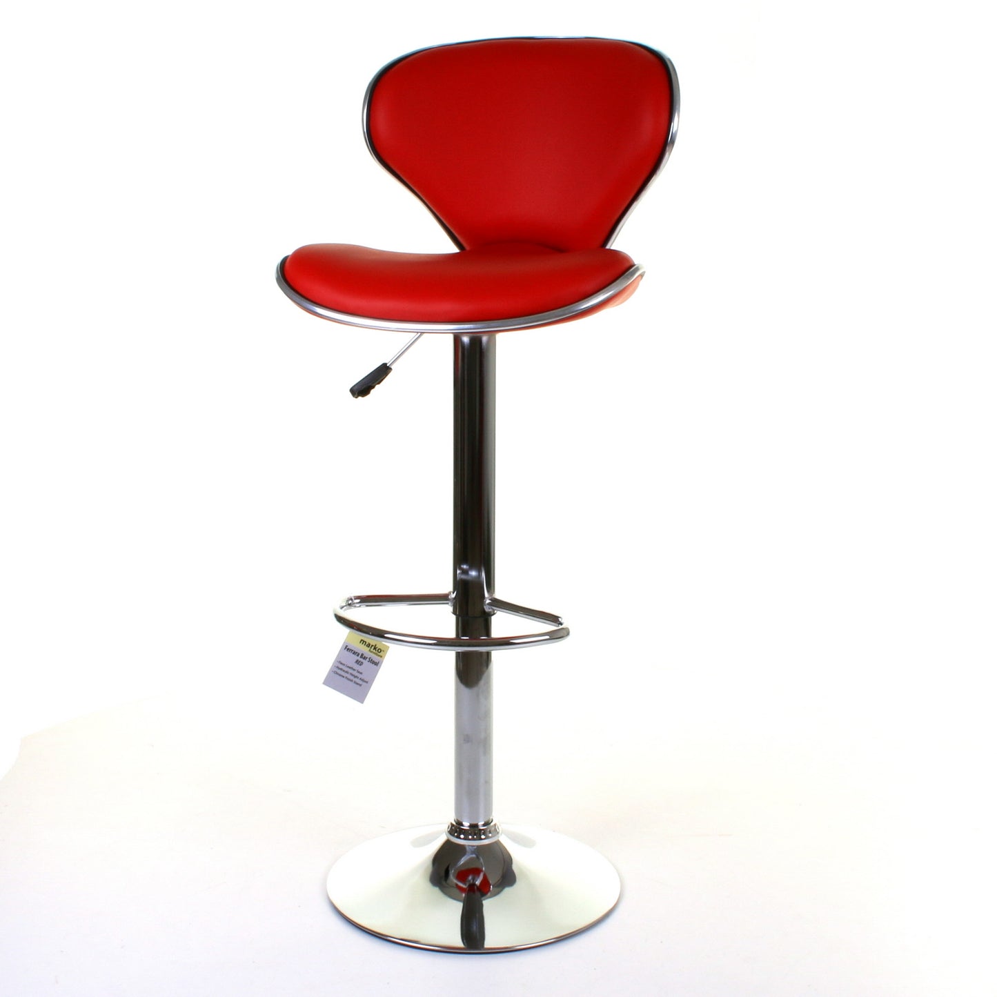 Ferrera Bar Stool - Red - Set of 2