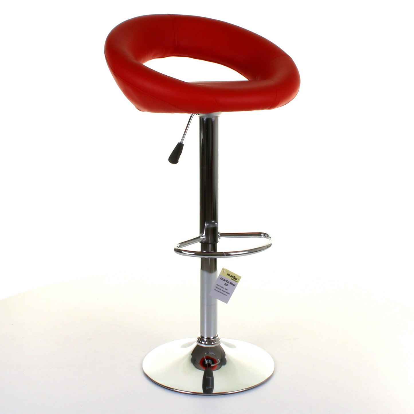Lecce Bar Stool - Red - Set of 2