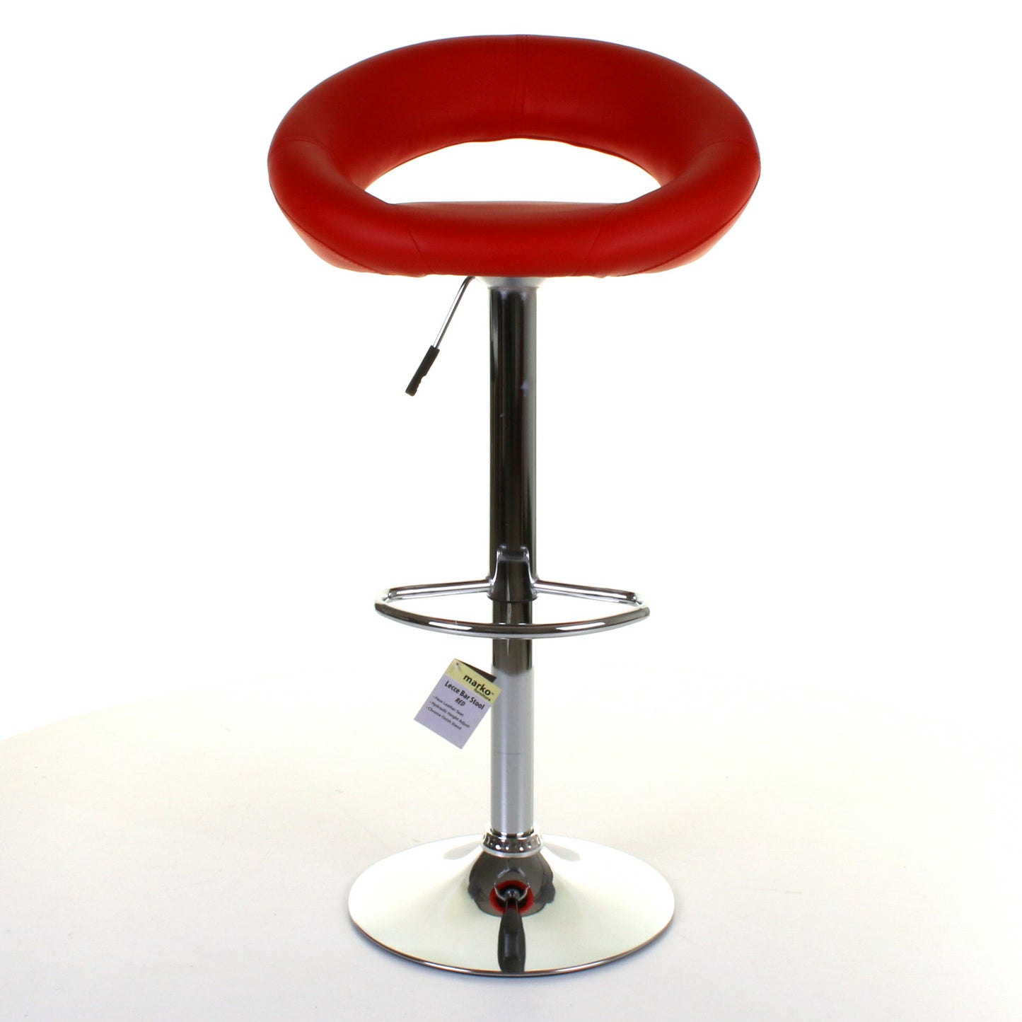 Lecce Bar Stool - Red - Set of 2
