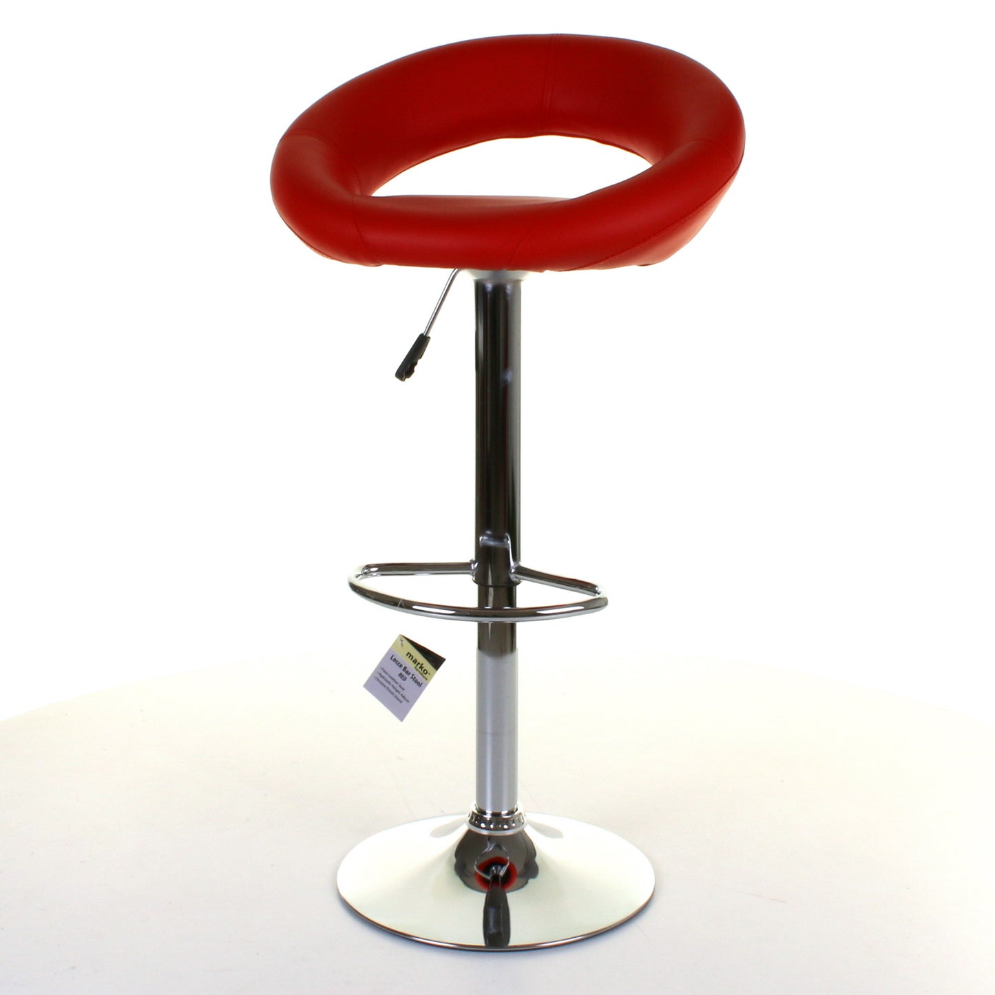 Lecce Bar Stool - Red - Set of 2