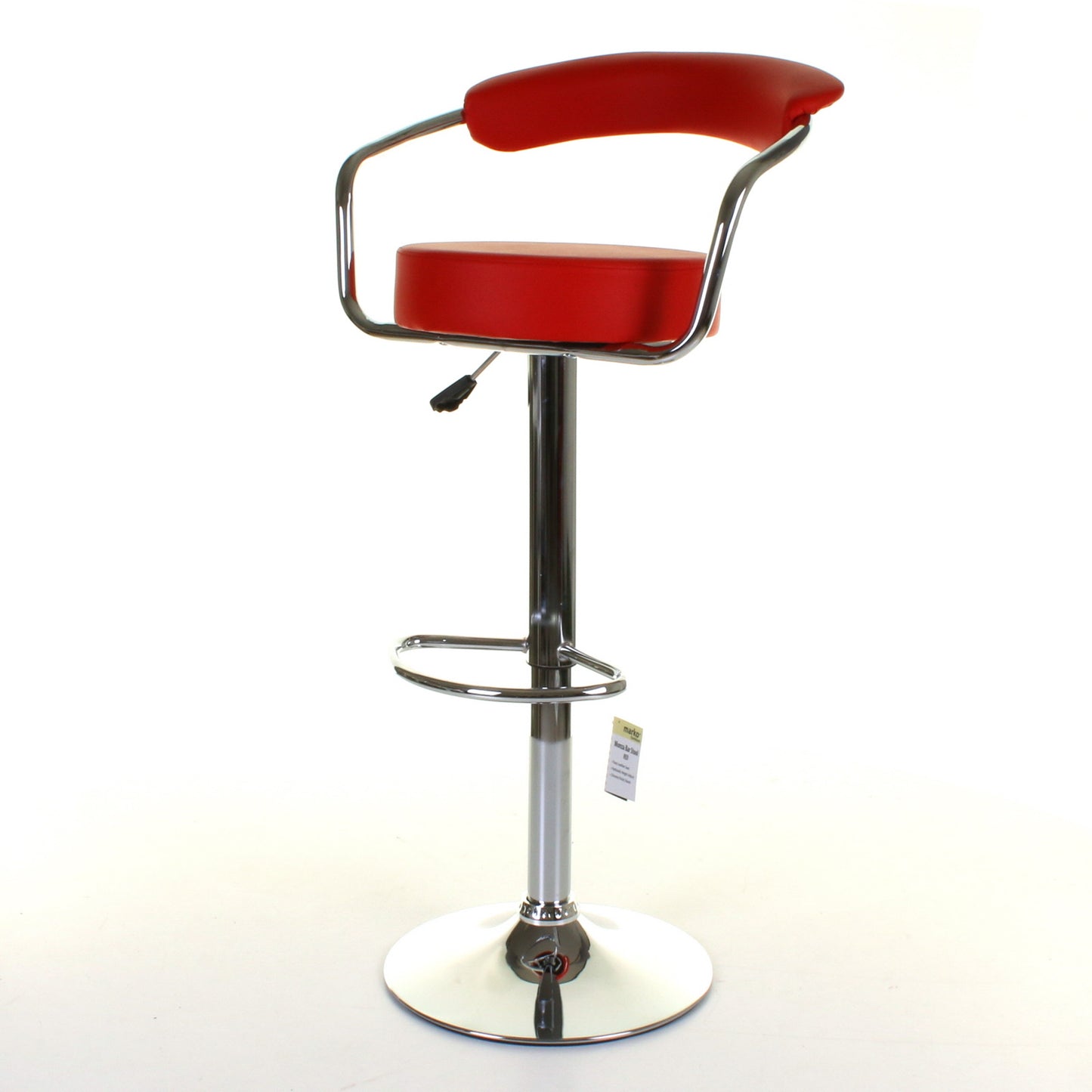 Monza Bar Stool - Red - Set of 2