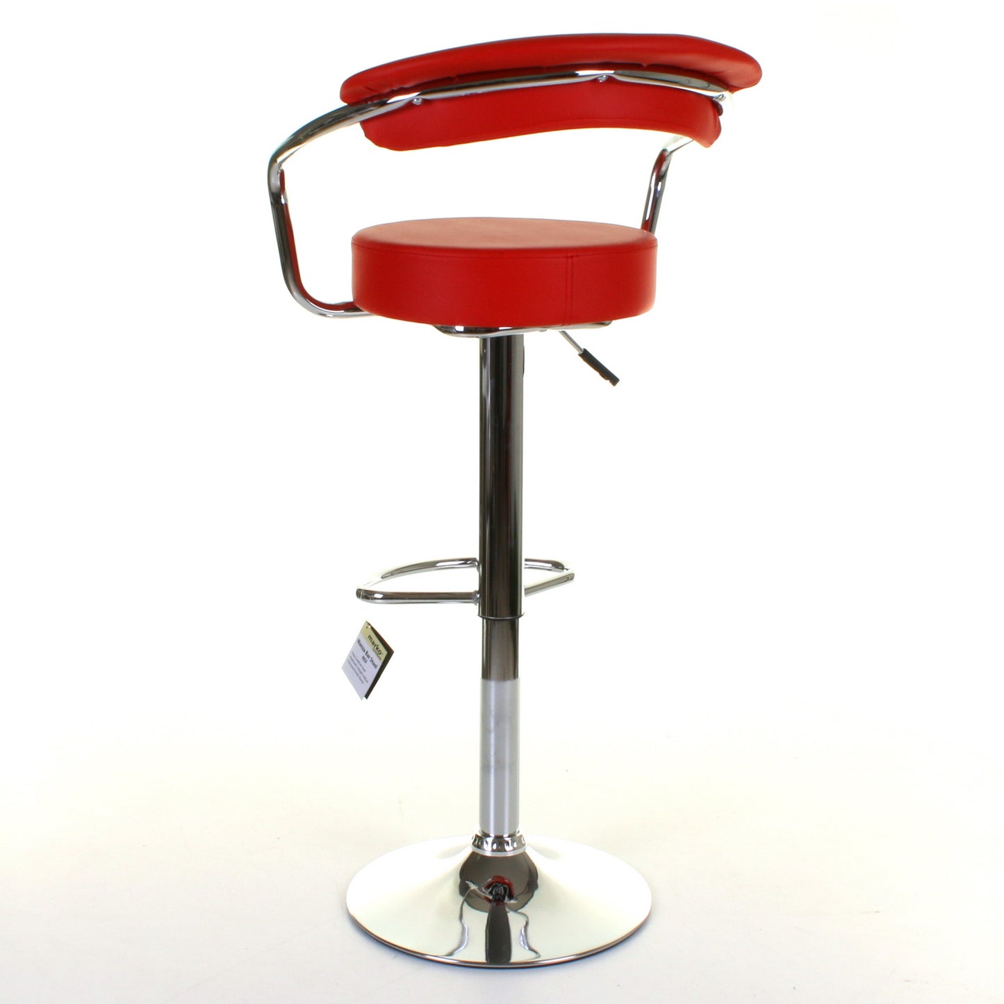 Monza Bar Stool - Red - Set of 2