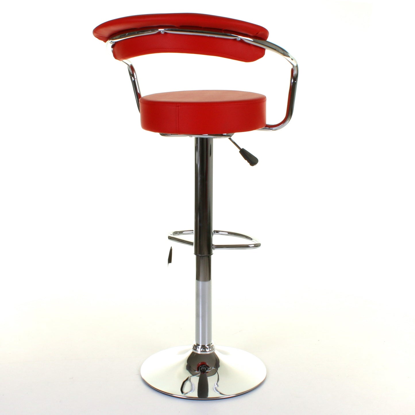 Monza Bar Stool - Red - Set of 2