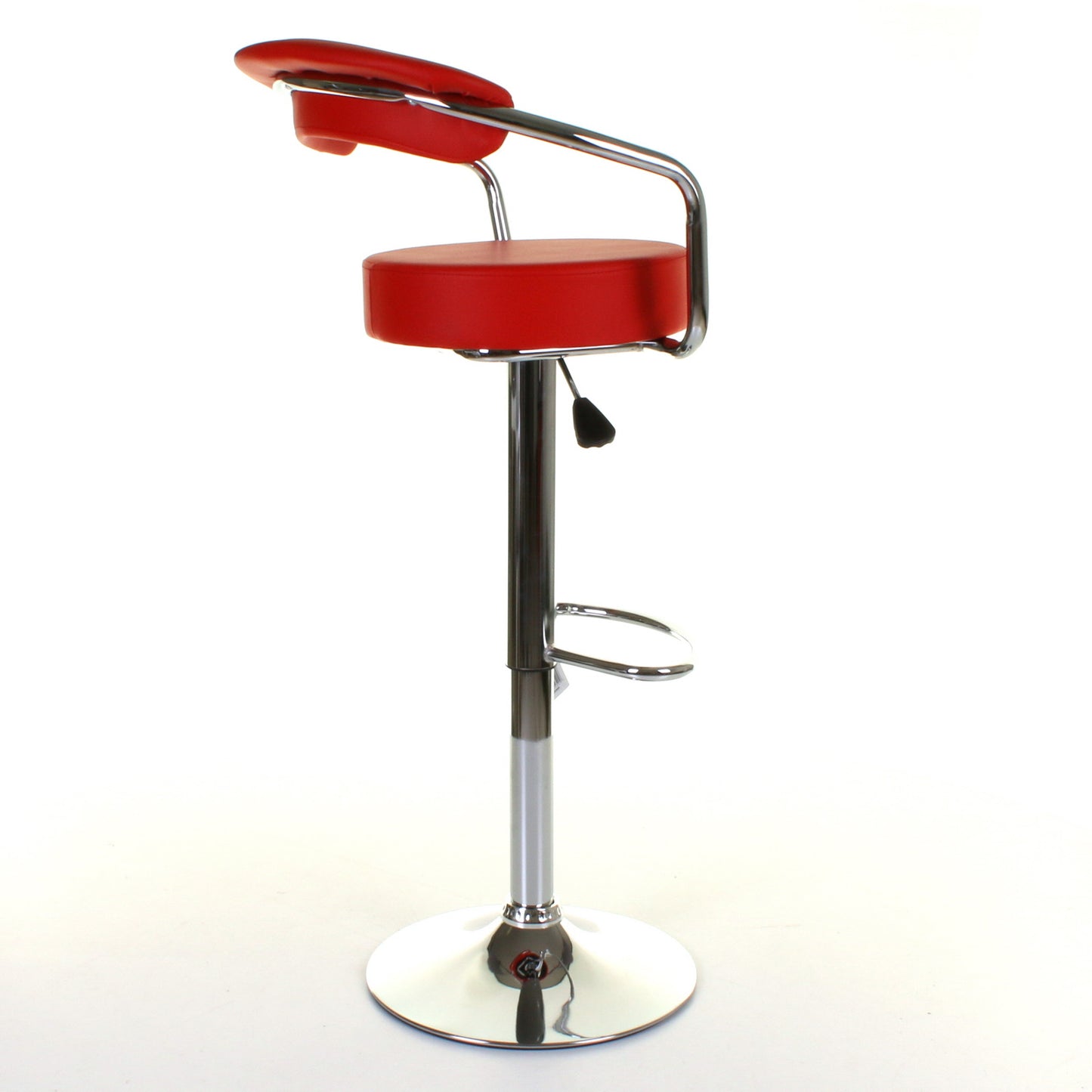 Monza Bar Stool - Red - Set of 2