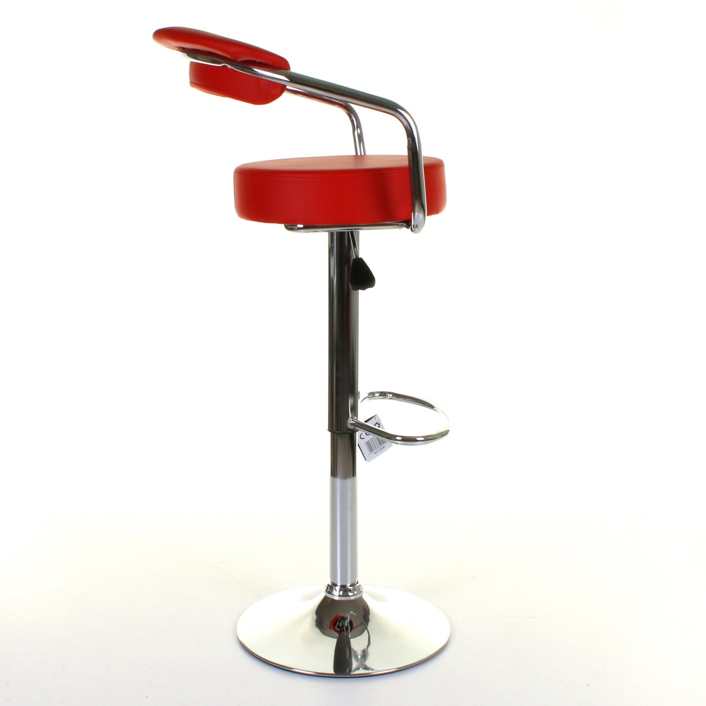 Monza Bar Stool - Red - Set of 2
