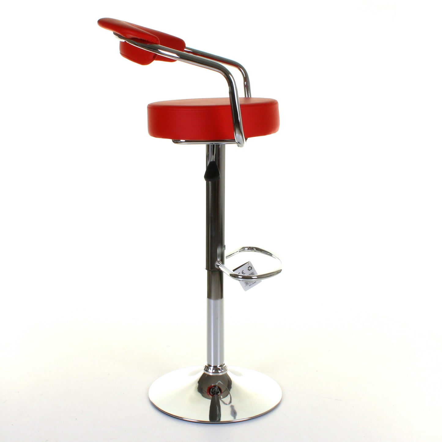 Monza Bar Stool - Red - Set of 2
