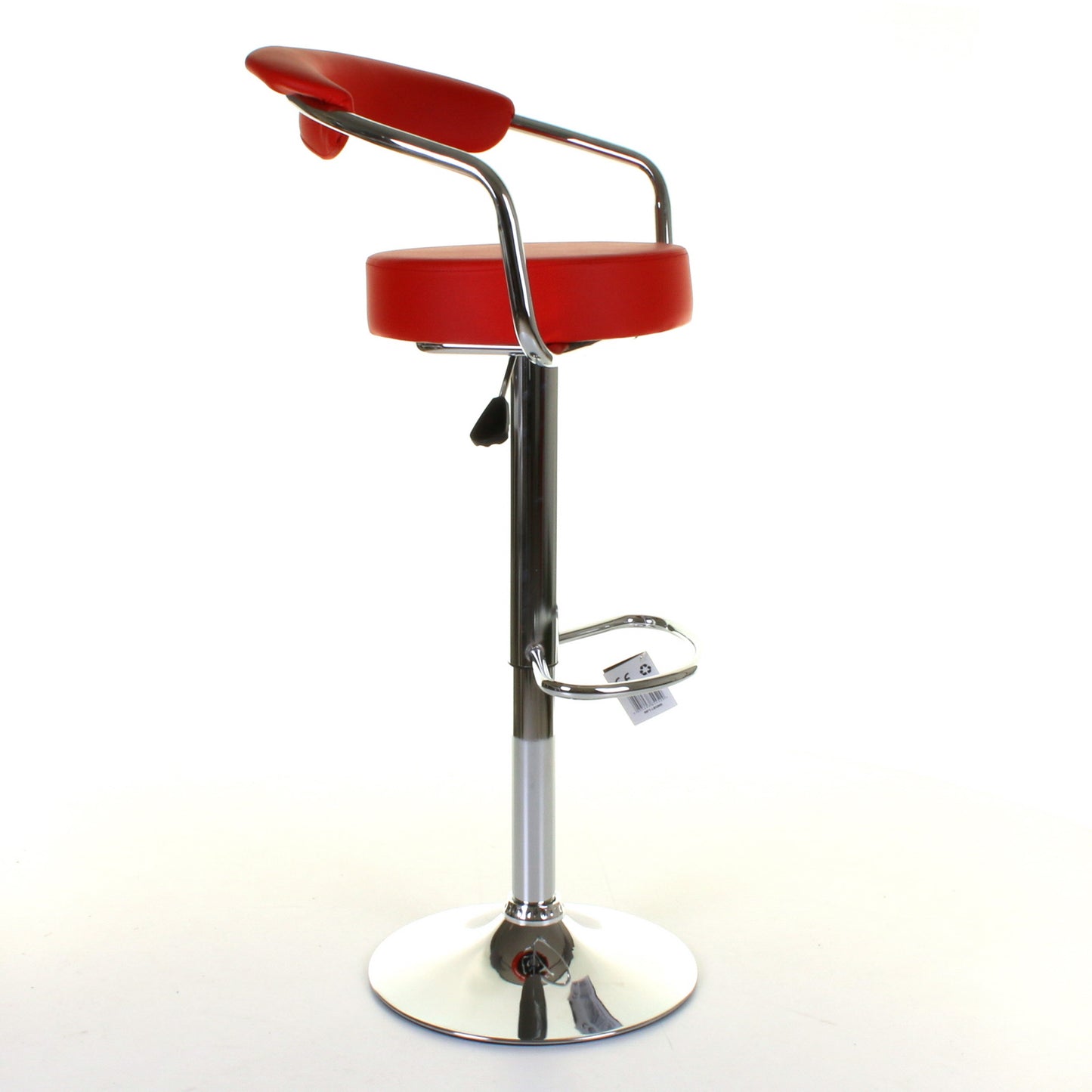 Monza Bar Stool - Red - Set of 2